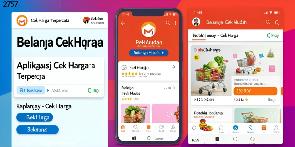 Tampilan antarmuka aplikasi 2757 dengan fitur Cek Harga.