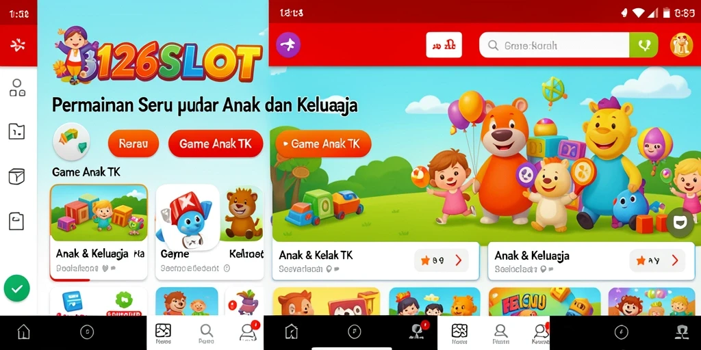 Tampilan antarmuka dan permainan seru di 3126SLOT.