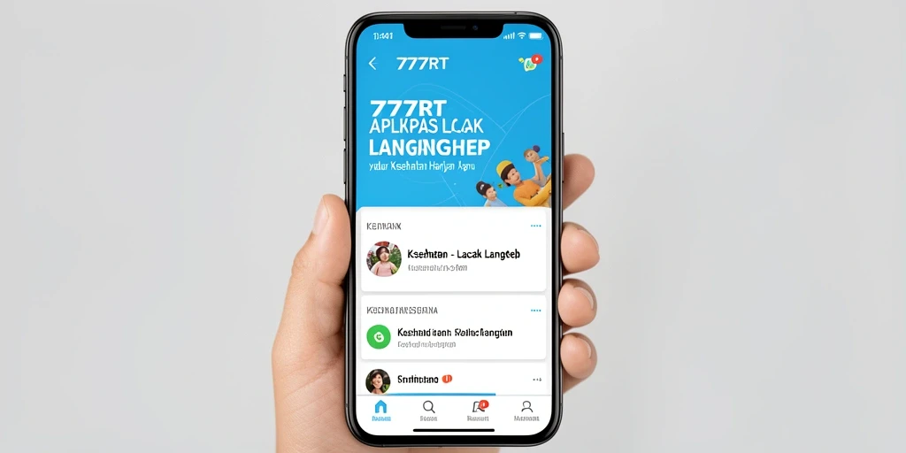Antarmuka <strong>777RT</strong> yang menarik dan fungsional untuk melacak langkah.