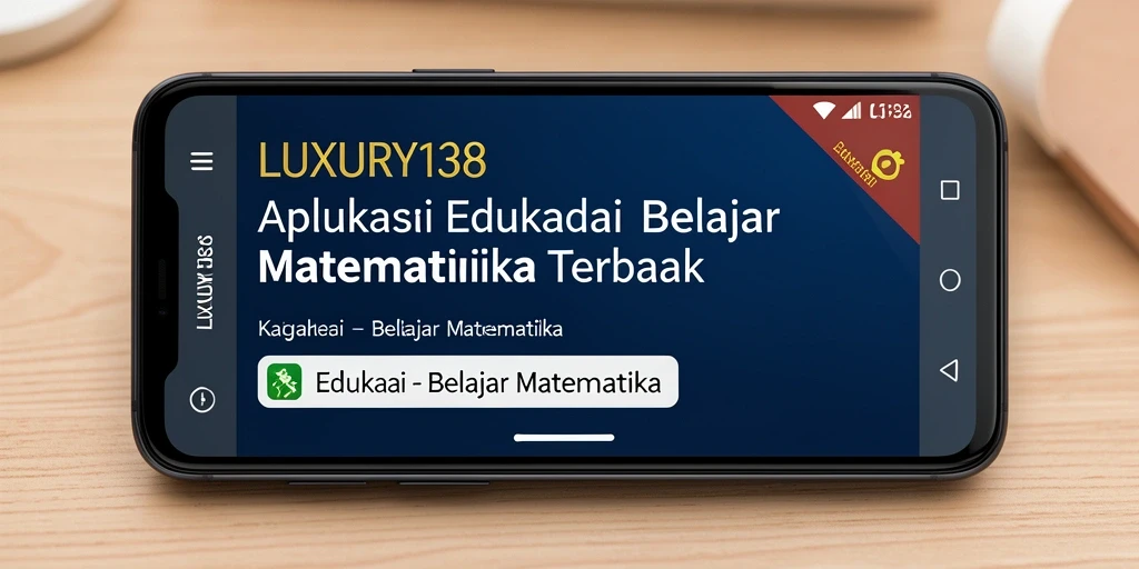 Tampilan antarmuka LUXURY138 yang intuitif untuk belajar matematika.