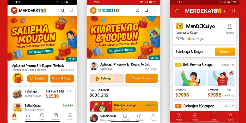 Antarmuka aplikasi MERDEKA138 yang menarik dan intuitif.