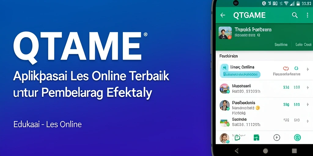 Tampilan antarmuka aplikasi QTGAME yang interaktif dan mudah digunakan.