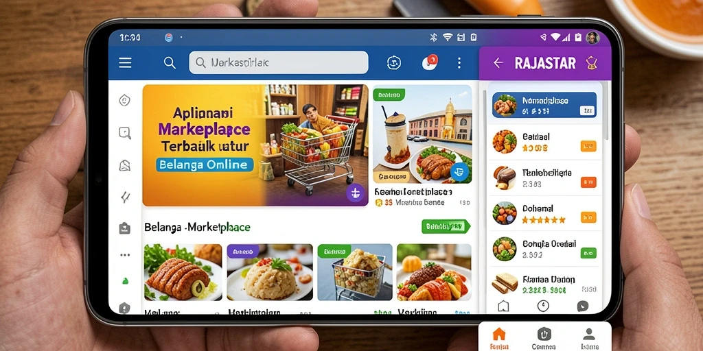 Antarmuka pengguna RAJASTAR yang intuitif dan menarik.