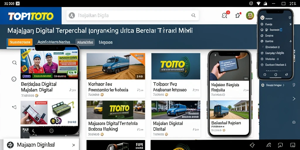 Antarmuka TOP1TOTO yang menarik dan informatif.